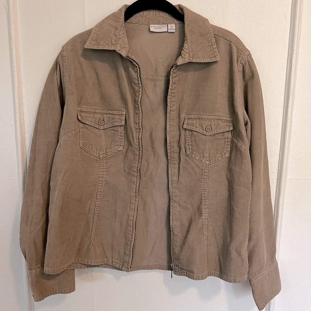 90s/2000s Tan Corduroy Jacket